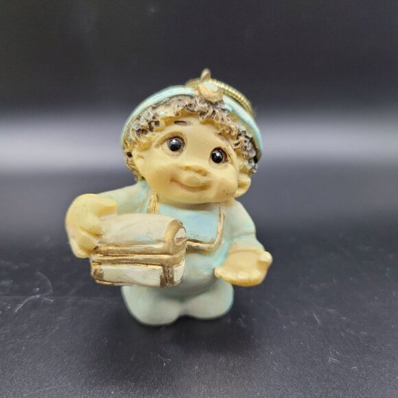 Giftco Dreamsicles Nativity Set 6 Piece Vtg Hanging Ornaments Big Eyes Small - Picture 2 of 8